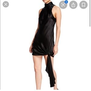 Cinq a sept Denise silk mock neck dress